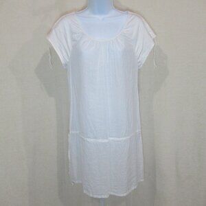 H&M Conscious Collection White Peasant Tunic Top | Size 6